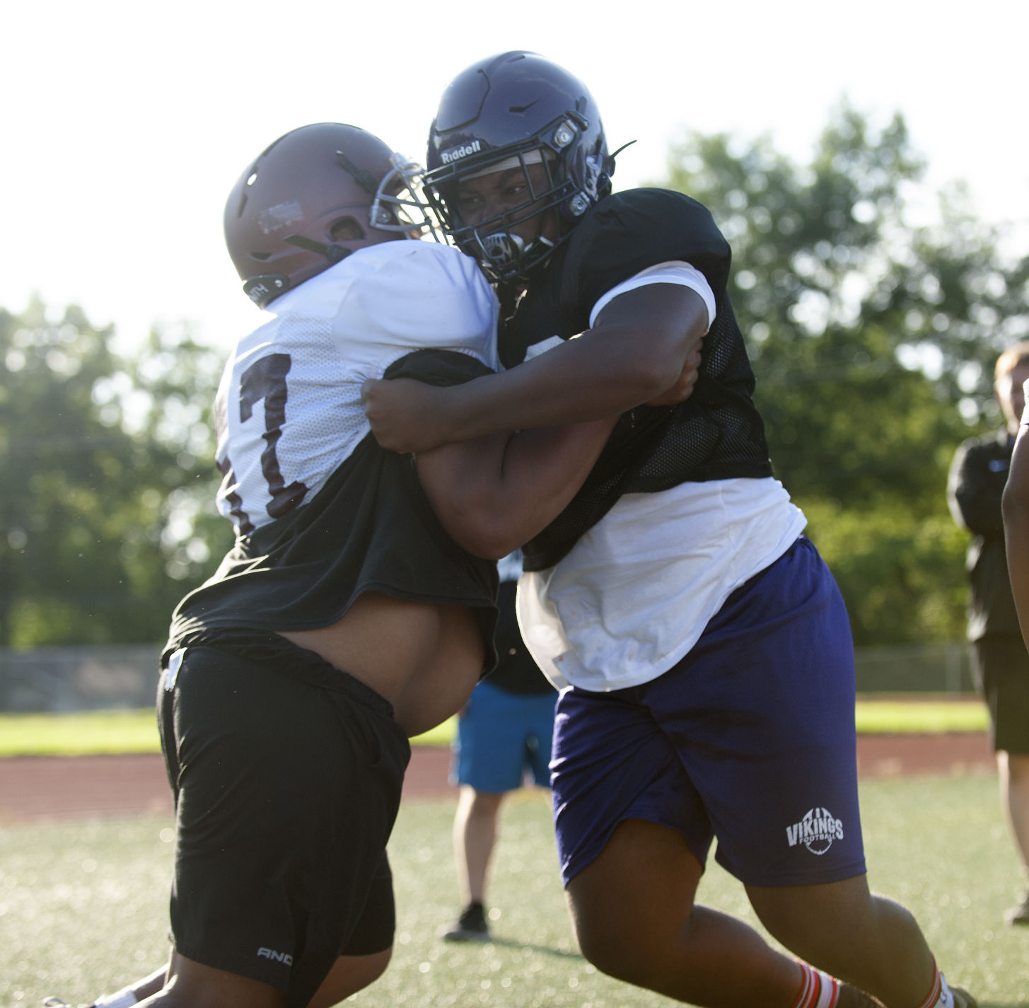 Cardinal Ritter and Parkway North football practice